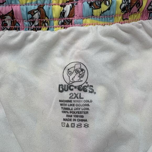 Buc-ee’s Women’s XXL Lined Running Shorts 3” Inseam Colorful Pink Athleisure - Picture 4 of 11